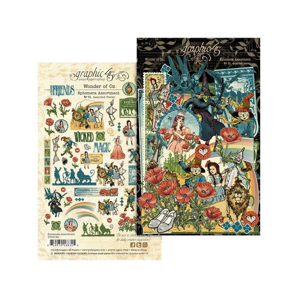 ***Pre-Order*** Graphic 45 - Wonder Of Oz - Ephemera Set