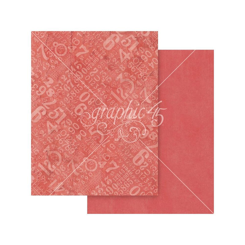 ***Pre-Order*** Graphic 45 - Journaling Through Time - Patterns & Solids Collection Pack 8.5"X11"