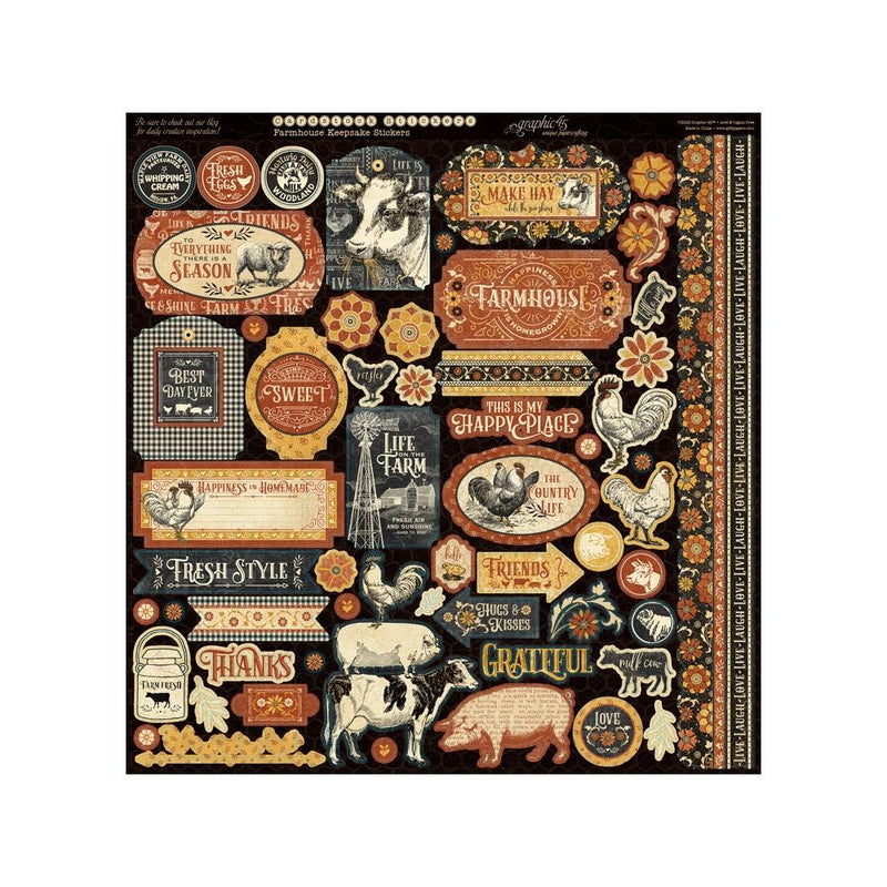 ***Pre-Order*** Graphic 45 - Farmhouse - Keepsake Edition Kit