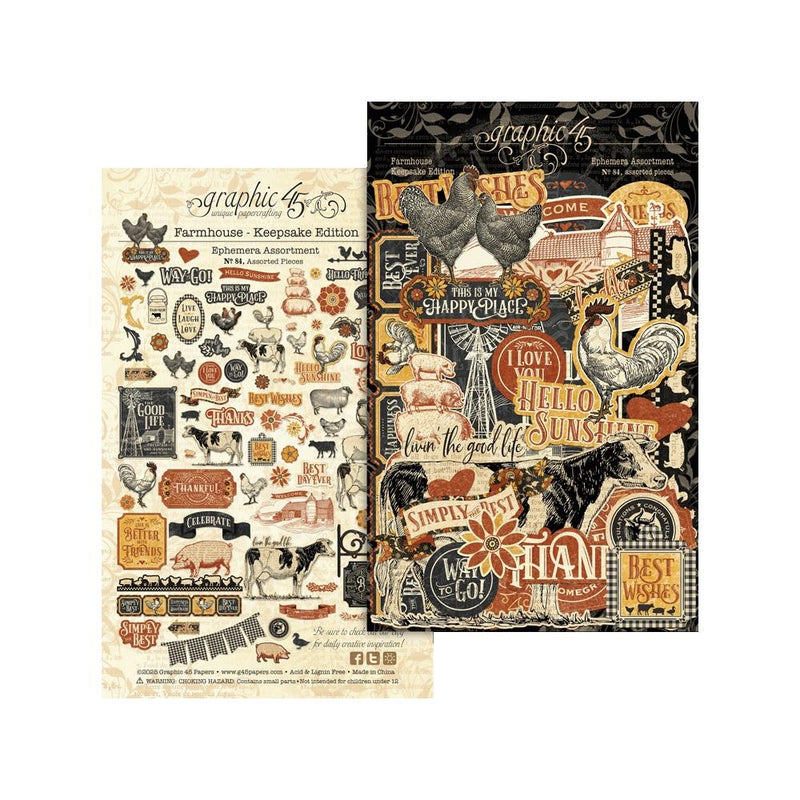 ***Pre-Order*** Graphic 45 - Farmhouse - Keepsake Edition Kit