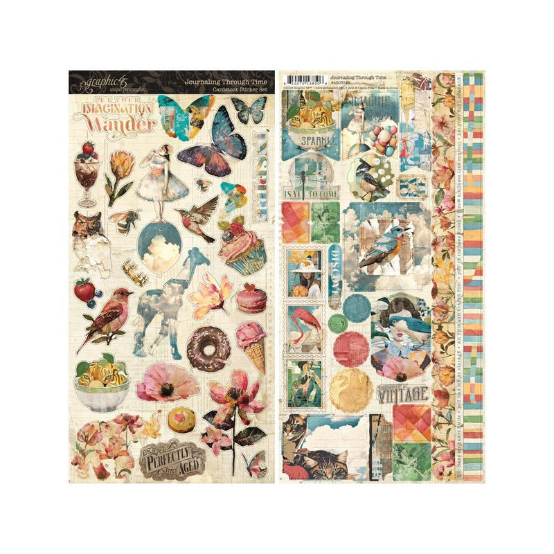 ***Pre-Order*** Graphic 45 - Journaling Through Time - Sticker Set