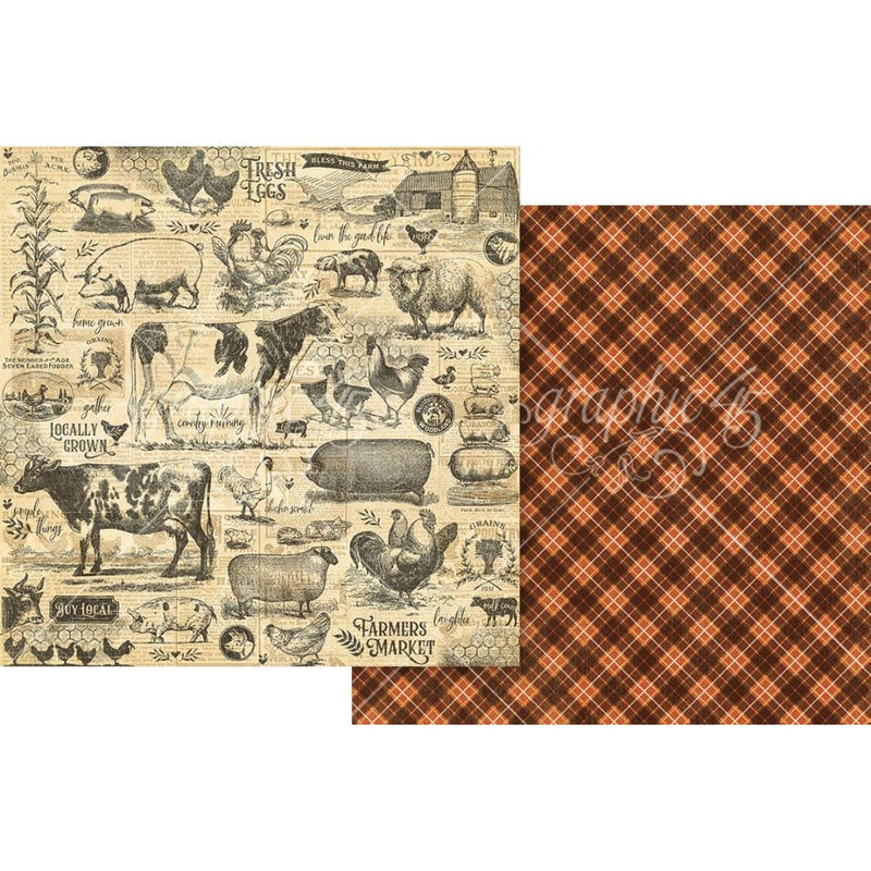 ***Pre-Order*** Graphic 45 - Farmhouse - Keepsake Kit With Exclusive Metal Die Set