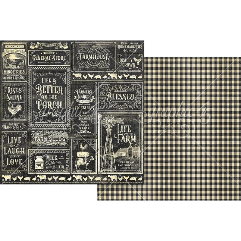 ***Pre-Order*** Graphic 45 - Farmhouse - Keepsake Kit With Exclusive Metal Die Set