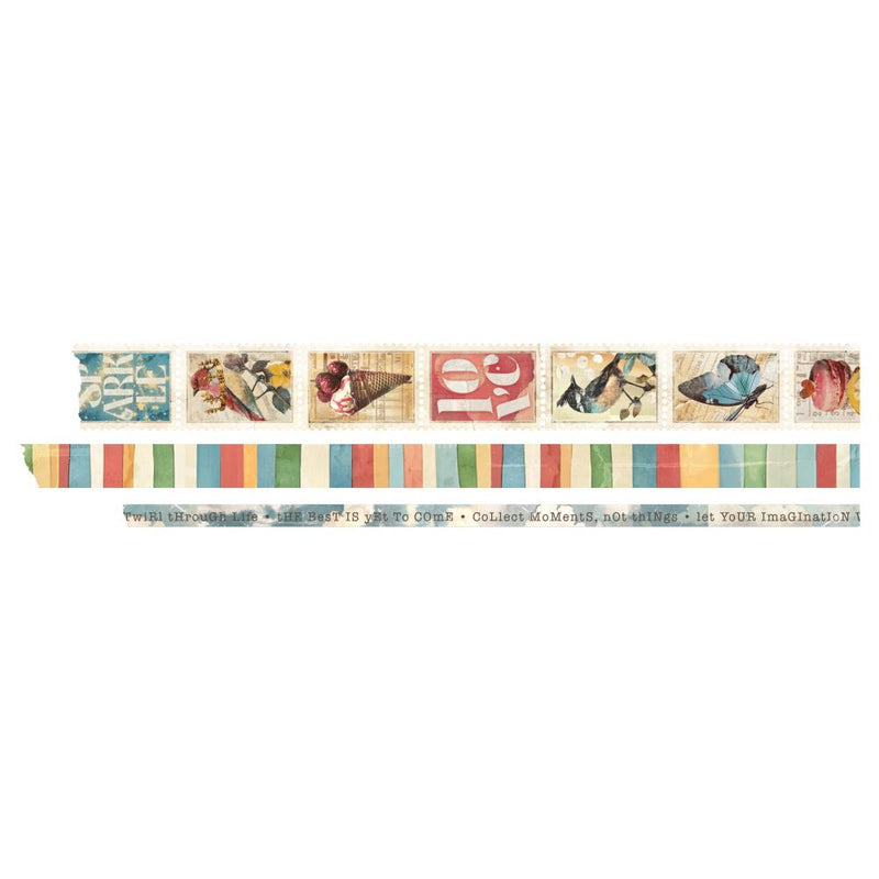 ***Pre-Order*** Graphic 45 - Journaling Through Time - Washi Tape Set