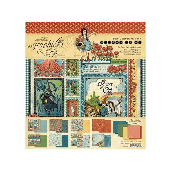 ***Pre-Order*** Graphic 45 - Wonder Of Oz - Collection Pack 8"X8"