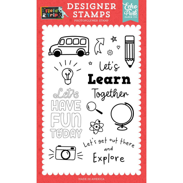 ***Pre-Order*** Echo Park - Field Trip - Stamp Set - Learn Together
