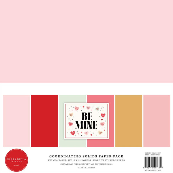 ***Pre-Order*** Carta Bella - Be Mine - Solids Collection Kit
