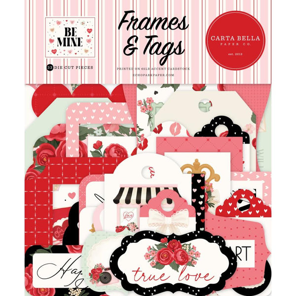***Pre-Order*** Carta Bella - Be Mine - Frames & Tags
