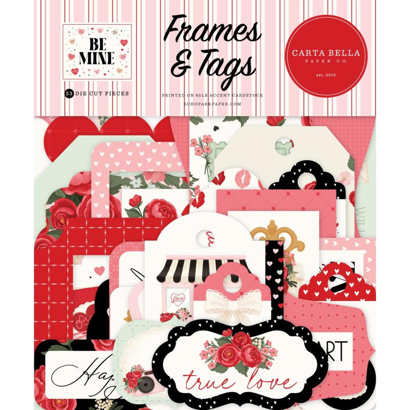 ***Pre-Order*** Carta Bella - Be Mine - Frames & Tags