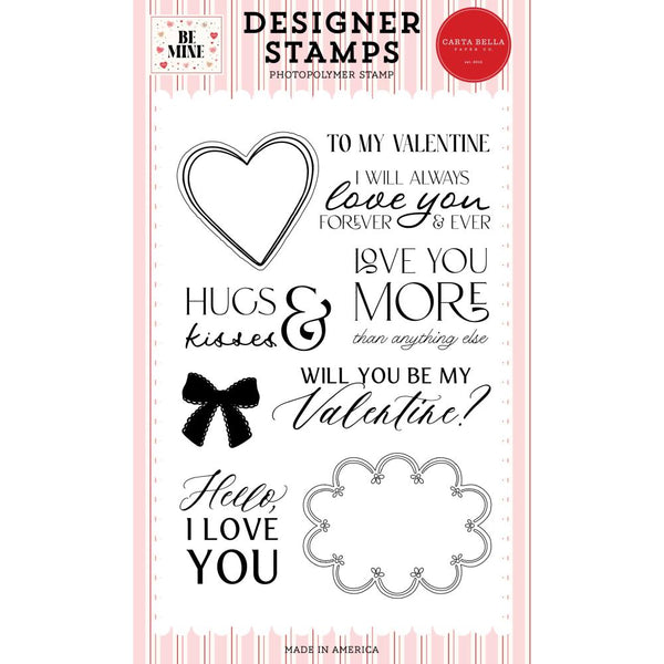***Pre-Order*** Carta Bella - Be Mine - Stamp Set - To My Valentine