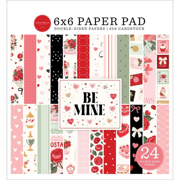 ***Pre-Order*** Carta Bella - Be Mine - Paper Pad 6"X6"