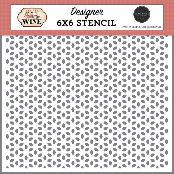 ***Pre-Order*** Carta Bella - Wine - Stencil - Petal And Pour