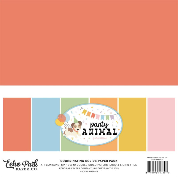 ***Pre-Order*** Echo Park - Party Animal - Solids Collection Kit