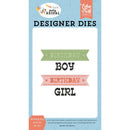 ***Pre-Order*** Echo Park - Party Animal - Small Die Set - Birthday Boy And Girl