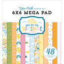 ***Pre-Order*** Echo Park - You Are My Sunshine - Cardmakers Mega Paper Pad 6"X6"