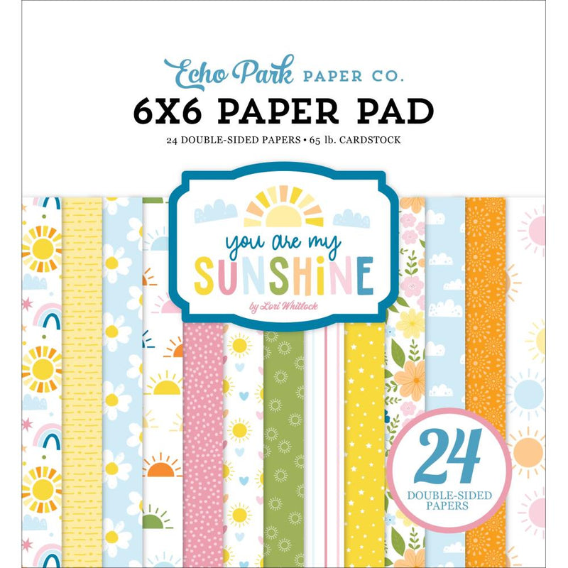***Pre-Order*** Echo Park - You Are My Sunshine - Paper Pad 6"X6"