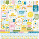 ***Pre-Order*** Echo Park - You Are My Sunshine - Cardstock Elements Stickers