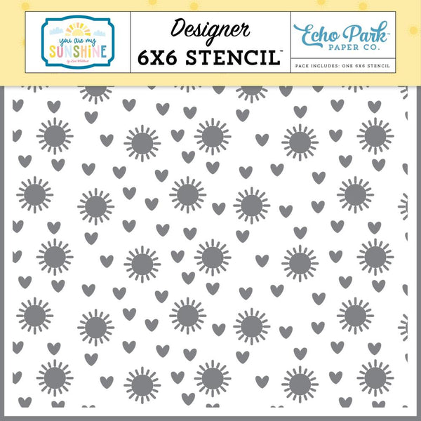 ***Pre-Order*** Echo Park - You Are My Sunshine - Stencil - Sunny Love
