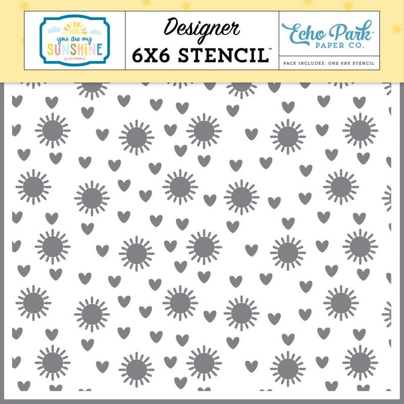***Pre-Order*** Echo Park - You Are My Sunshine - Stencil - Sunny Love