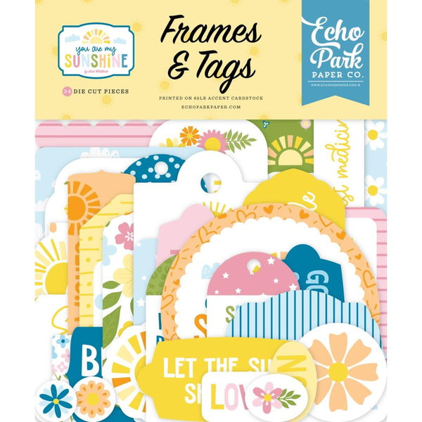 ***Pre-Order*** Echo Park - You Are My Sunshine - Frames & Tags