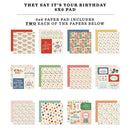 ***Pre-Order*** Carta Bella - They Say It's Your Birthday - Paper Pad 6"X6"