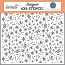 ***Pre-Order*** Carta Bella - They Say It's Your Birthday - Stencil - Birthday Wishes Confetti