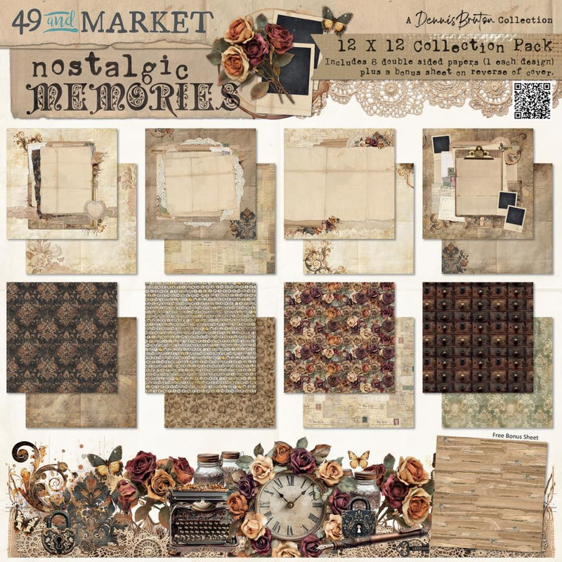 49 And Market - Nostalgic Memories - Collection Pack 12"X12"