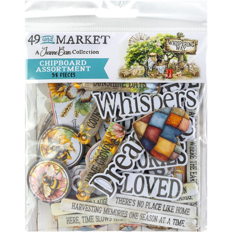 ***Pre-Order*** 49 And Market - Whispering Way - Chipboard Set