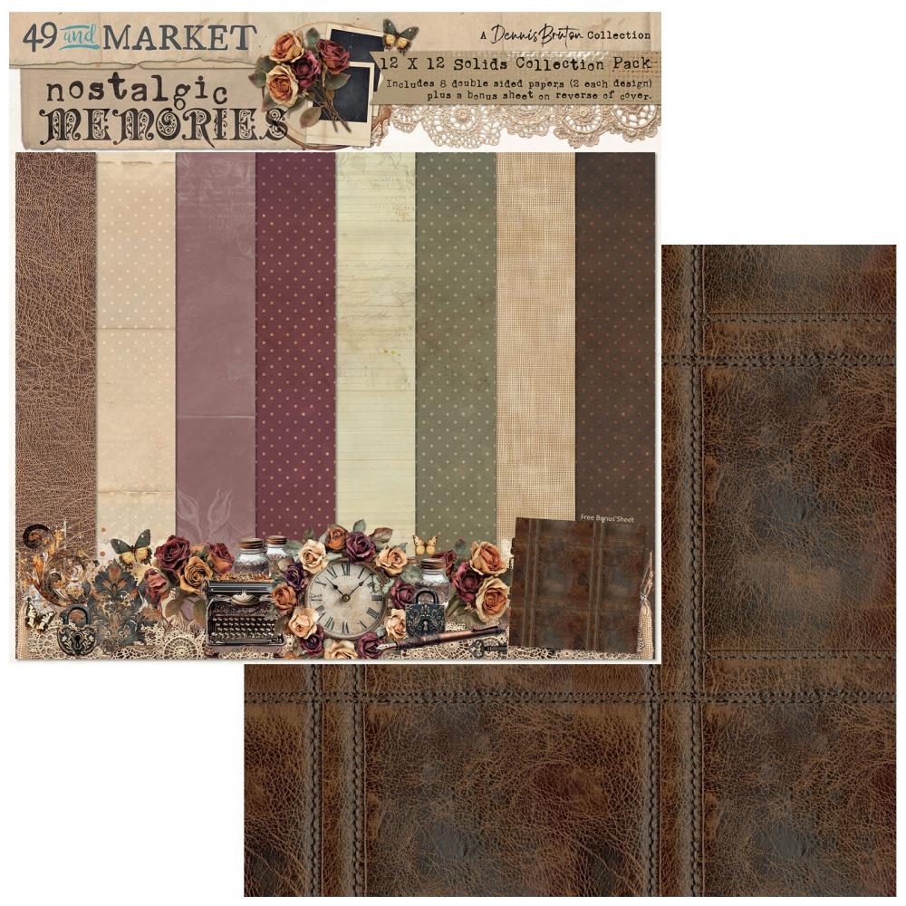 49 And Market - Nostalgic Memories - Collection Pack 12"X12" - Solids