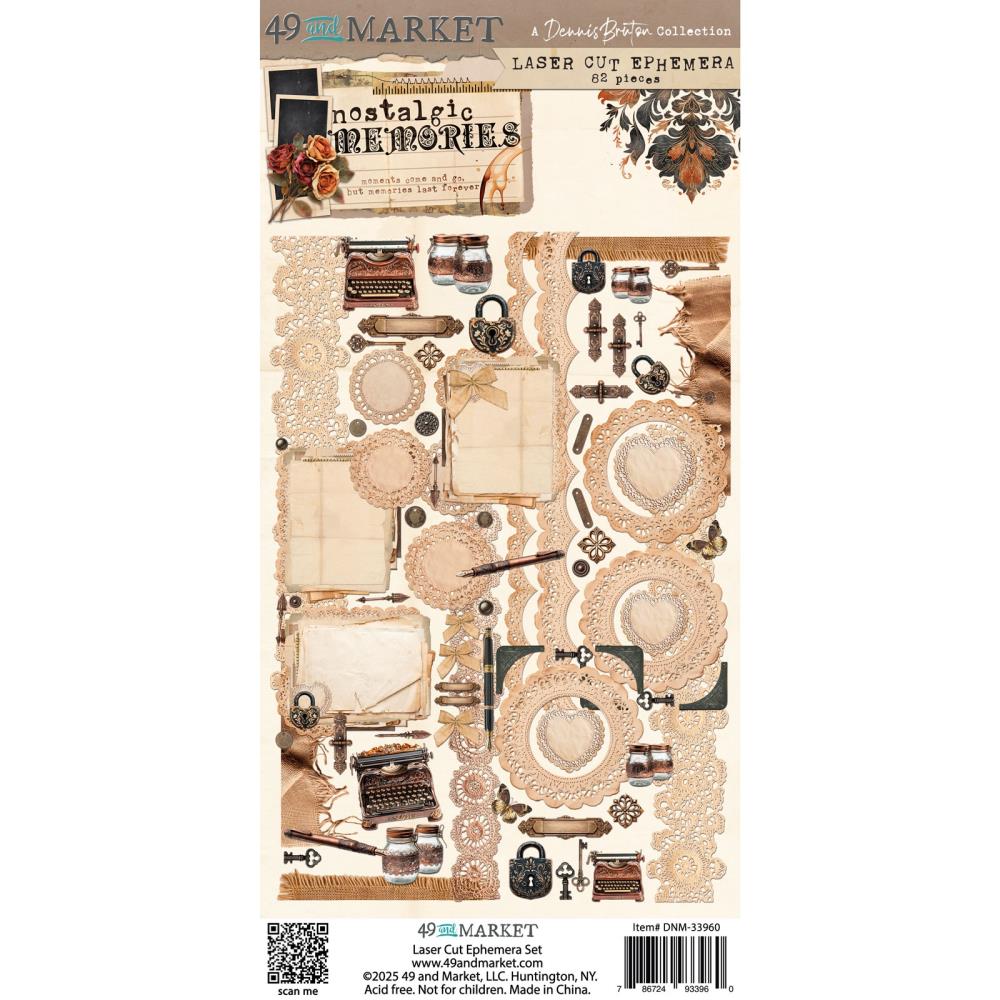 49 And Market - Nostalgic Memories - Laser Cut Outs