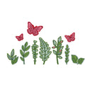 ***Pre-Order*** Sizzix - Vicki Boutin - Clear Stamp With Framlits Die - Greenery Layers