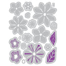 ***Pre-Order*** Sizzix - Vicki Boutin - Clear Stamp With Framlits Die - Floral Layers