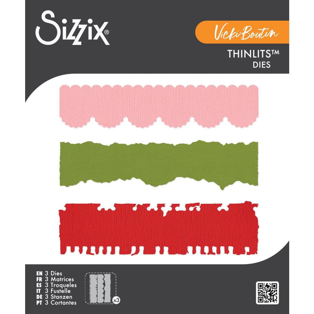 Sizzix - Vicki Boutin - Thinlits Die Set - Double Edgers