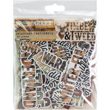 49 And Market - Timber & Tweed - Chipboard Set - Sentiments