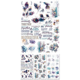 49 And Market - Plume & Petal - Rub-On Transfer Set 6"X12" - Blendable