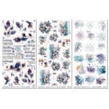 49 And Market - Plume & Petal - Rub-On Transfer Set 6"X12" - Blendable