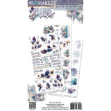 49 And Market - Plume & Petal - Rub-On Transfer Set 6"X12" - Blendable