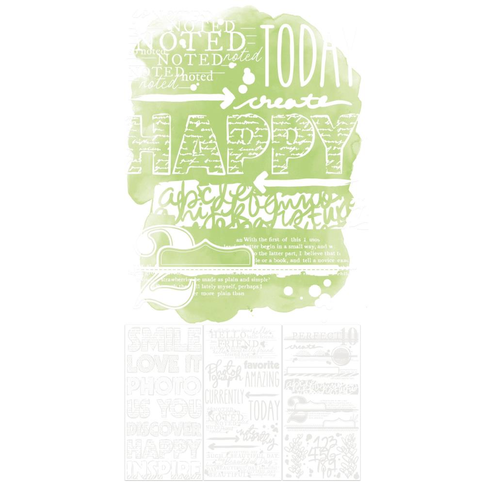 ***Pre-Order*** 49 And Market - Vicki Boutin - Irresistible - Rub-On Transfer Set - Words