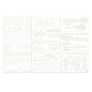 ***Pre-Order*** 49 And Market - Vicki Boutin - Irresistible - Rub-On Transfer Set - Words