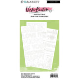 ***Pre-Order*** 49 And Market - Vicki Boutin - Irresistible - Rub-On Transfer Set - Words