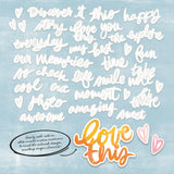49 And Market - Vicki Boutin - Irresistible - Chipboard Set - Words