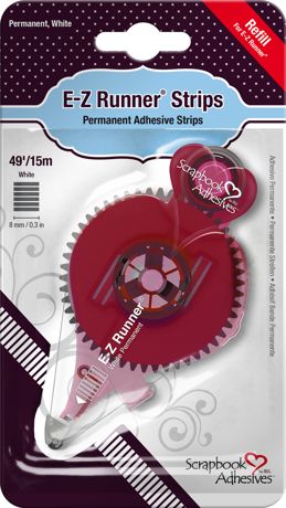 Scrapbook Adhesives - E-Z Runner -  Permanent Strips Refill