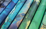 Craft Consortium - The Essential Craft Papers - 6 x 6 Paper Pad - Ink Drops - Ocean