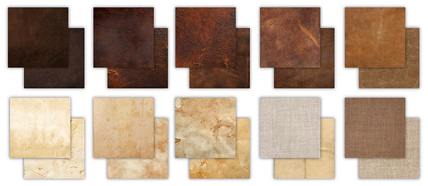 Craft Consortium - The Essential Craft Papers - 12 x 12 Paper Pad - Leather Bound