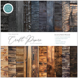 Craft Consortium - The Essential Craft Papers - 12 x 12 Paper Pad - Scorched Wood