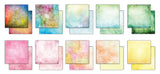 Craft Consortium - The Essential Craft Papers - 6 x 6 Paper Pad - Grunge - Light Tones