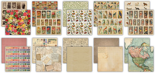 Craft Consortium - The Essential Craft Papers - 12 x 12 Paper Pad - The Collector