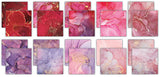Craft Consortium - The Essential Craft Papers - 6 x 6 Paper Pad - Ink Drops - Rose 2