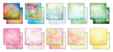 Craft Consortium - The Essential Craft Papers - 8 x 8 Paper Pad - Grunge - Light Tones