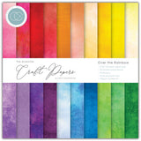 Craft Consortium - The Essential Craft Papers - 6 x 6 Paper Pad - Over the Rainbow